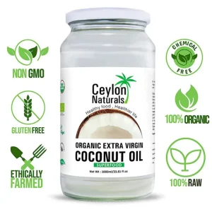 Ceylon Organic Extra Virgin Coconut Oil 1 Liter